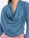 Alysh USA | Draped neckline blouse