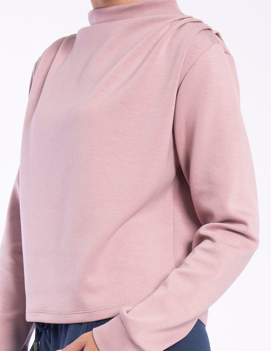 Alysh USA | Sweatshirt shoulder detail