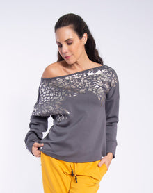  Alysh USA | Loose sweatshirt with neckline