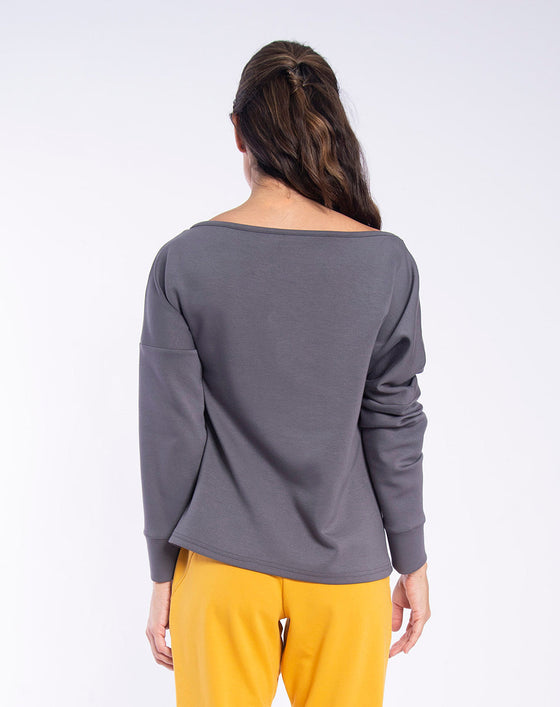 Alysh USA | Loose sweatshirt with neckline