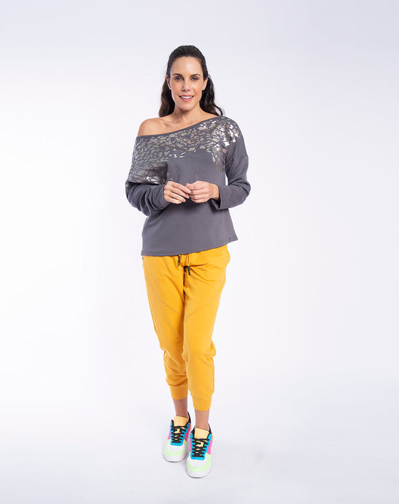 Alysh USA | Loose sweatshirt with neckline