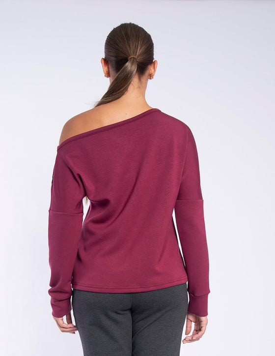 Alysh USA | Loose sweatshirt with neckline