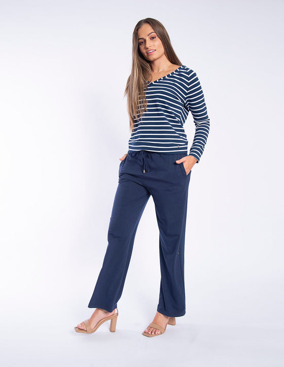 Alysh USA | Straight pants with elastic