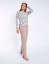 Alysh USA | Straight pants with elastic