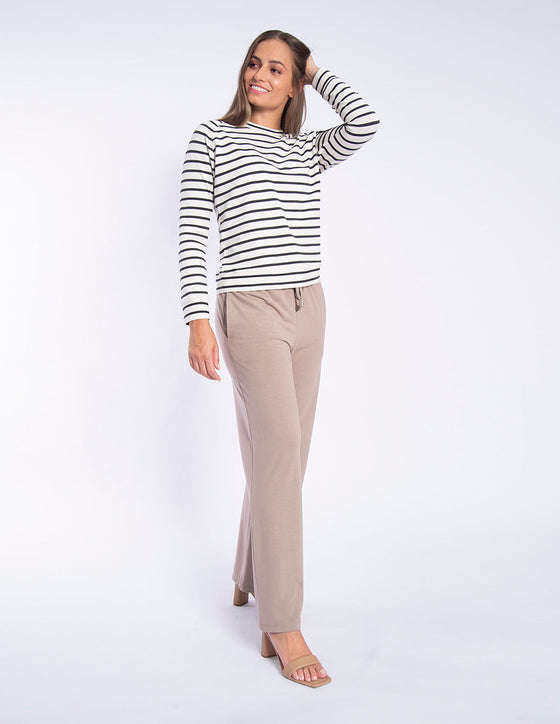 Alysh USA | Straight pants with elastic