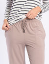 Alysh USA | Straight pants with elastic